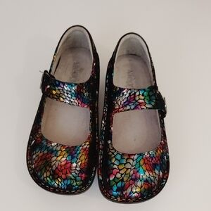 Alegria Multicolor Mary Jane Mules
